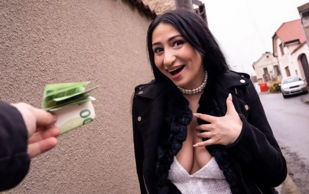 French wonder boobs loves big cock