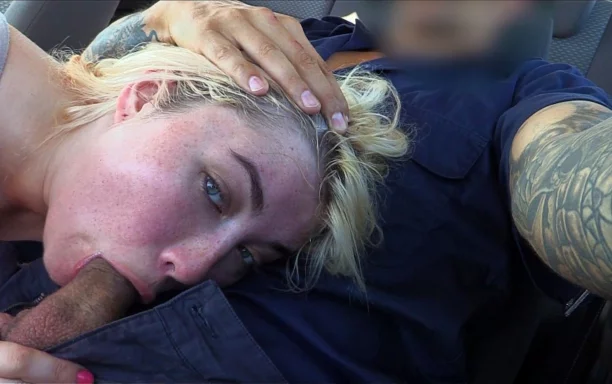 British Blonde Fucked in Spain by Cop