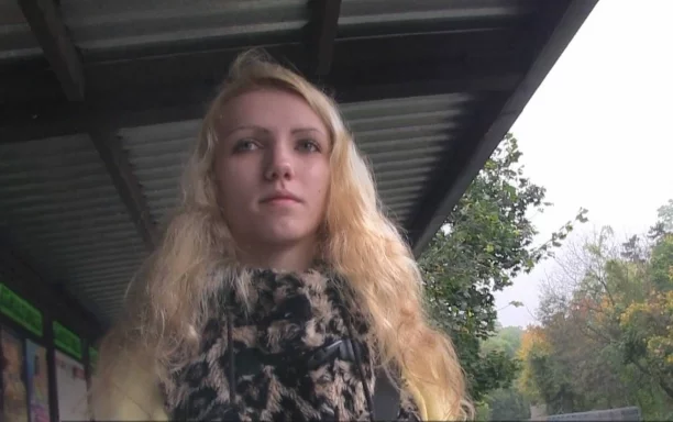 Blonde Rides Cock Instead of the Bus