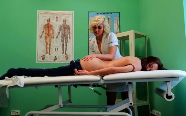 Naughty Nurse Heals Sexy Patient With Her Tongue