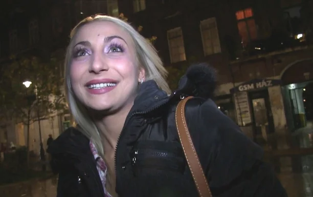 Bubbly Blonde Likes To Have Public Sex For Money