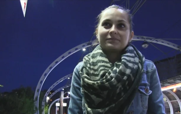 Babe With No Ticket Will Have To Take Stranger's Cum On Her Ass