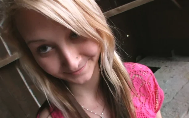 Blonde Hottie Sucks, Fucks, and Swallow's Stranger's Cum