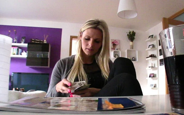 English Lesson Turns Into A Good Fucking For Busty Blonde