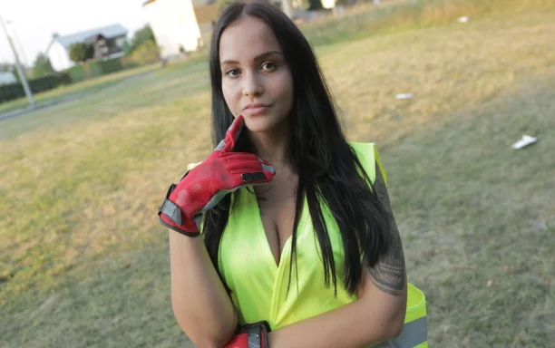 Litter Picker Fucked in the Woods